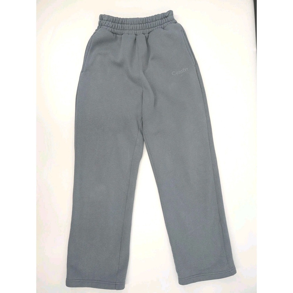 Comfrt Striaght Leg Signature Grey Heavyweight Sweatpants Size XS Loungewear